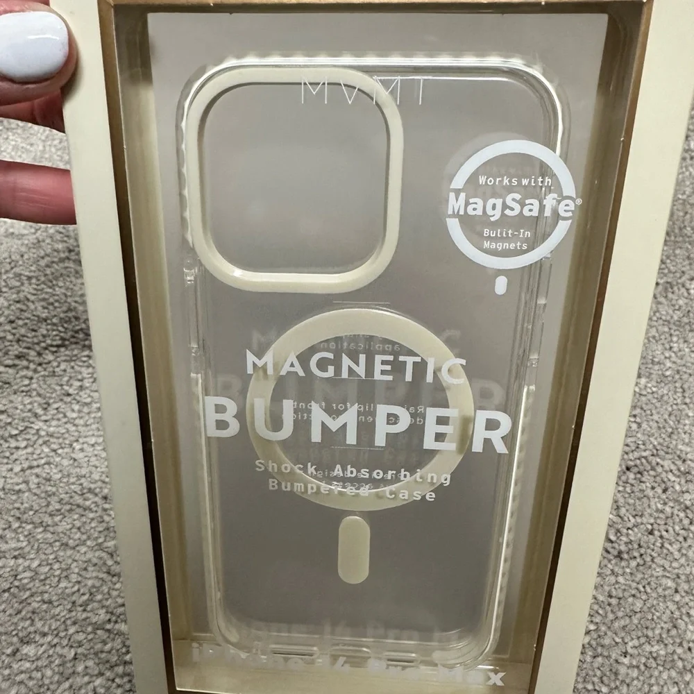 MVMT Magnetic Bumper Case for iPhone 14 Pro Max - Clear